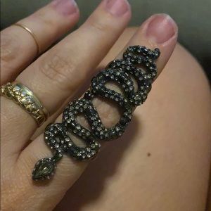 BCBG hinge cocktail ring